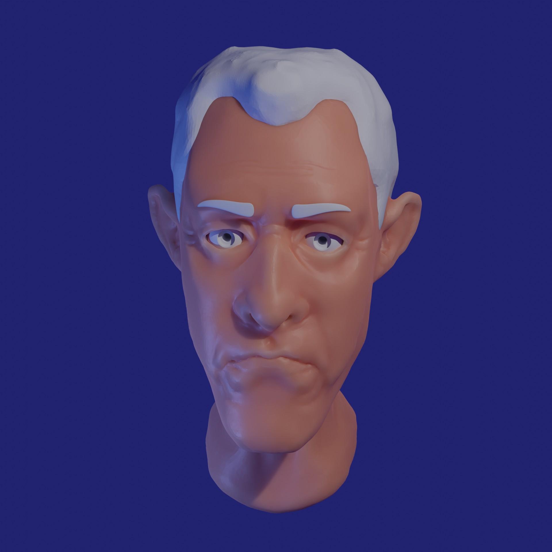 Old Man 3D sculpt